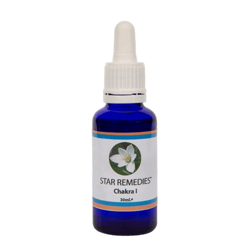 Pipetflesje 30ml. Bloesem Essence Chakra essence 1 | Star Remedies