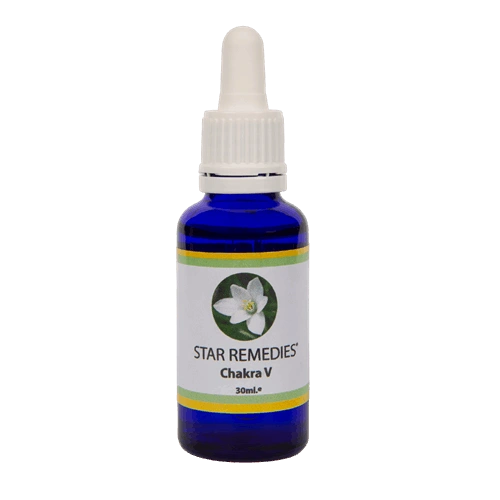 Pipetflesje 30ml. Bloesem Essence Chakra essence 5 | Star Remedies