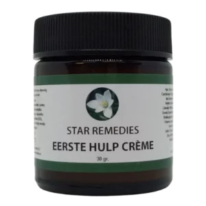 Pipetflesje 30ml. Bloesem Essence Eerste Hulp Crème 30gr. | Star Remedies